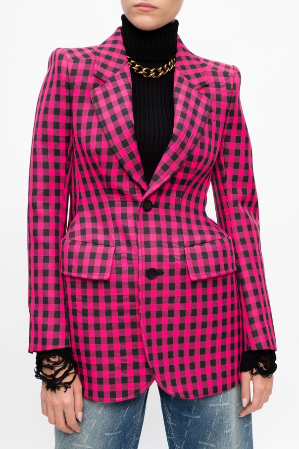 Balenciaga hourglass blazer 2025 pink